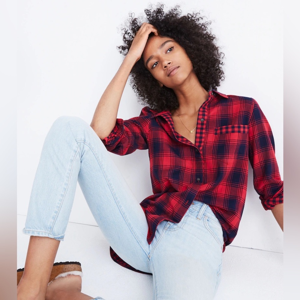 Madewell ex-boyfriend button-down small